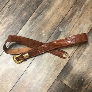 Genuine Lizard Belt